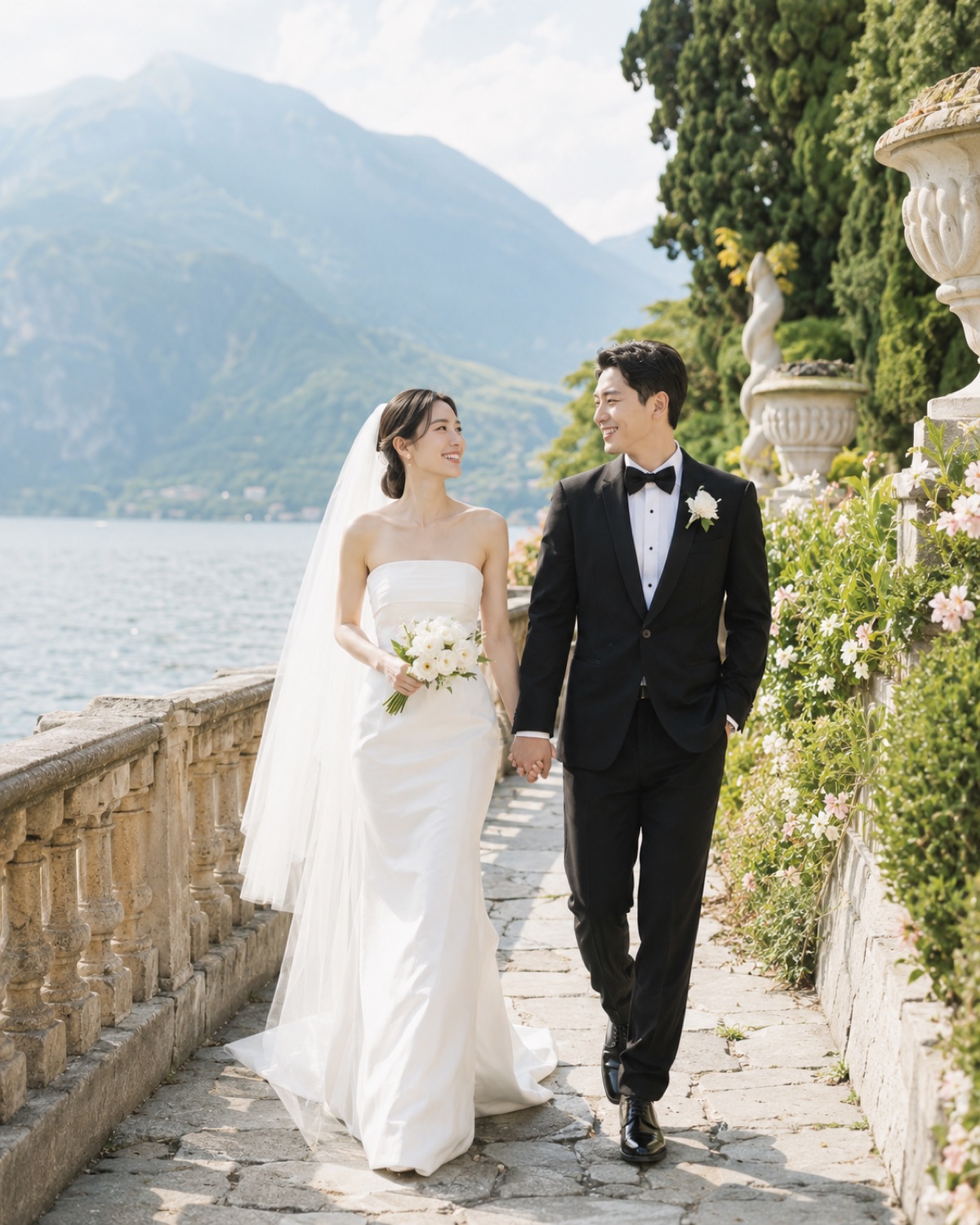 Elena and Marco, Lakeside template